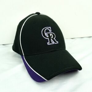 Colorado Rockies New Era 39Thirty Batting Hat MLB Flex Stretch Fit Hat Youth OS